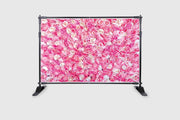 Pink Rose Flowers Wall Backdrop Pink Floral Spring Party Photography Background Princess Girls Women Birthday Wedding Bridal Shower Party Decoration