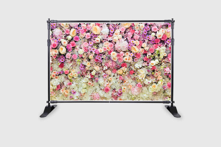 Floral Backdrop Spring Roses Flowers Wall Photography Background for Wedding Baby Shower Bridal Birthday Party Decoration Banner Photo Studio Props