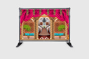 Decoration Backdrop Cloth for Wedding, Mehndi It's Perfect for Wedding, Party, Newborn Celebration, Haldi, Mehndi and Other Festive Occasion