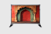 Doorway Arch Diwali Background Photography Backdrops Nature Backdrop Curtain Cloth Birthday Background Seamless Photo Booth Prop Backdrop