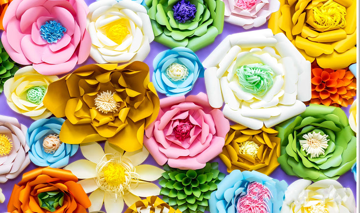 Colourful Flowers Photography Backdrops Nature Backdrop Curtain Cloth Birthday Background Seamless Photo Booth Prop Backdrop