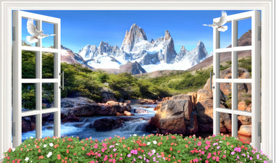 Rocky Waterfall Photography Backdrops Nature Backdrop Curtain Cloth Birthday Background Seamless Photo Booth Prop Backdrop