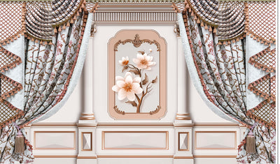 Clasic Interior Architecture Vintage Art Photography Backdrops Nature Backdrop Curtain Cloth Birthday Background Seamless Photo Booth Prop Backdrop